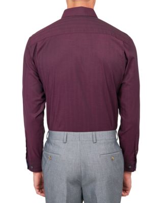 Men's Solid Herringbone Shirt