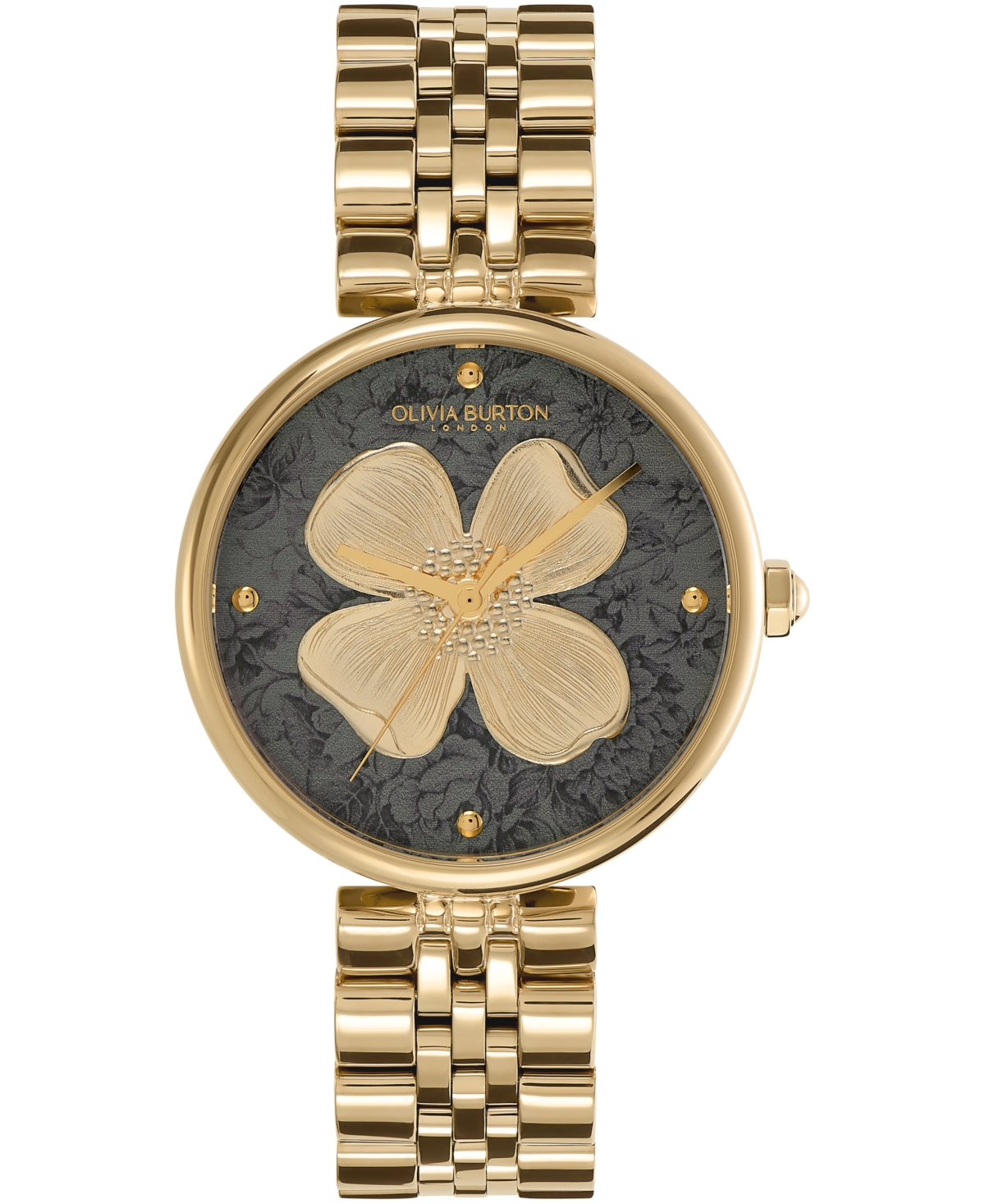 Olivia Burton Women's Dogwood Gold-tone Stainless Steel Watch 36mm