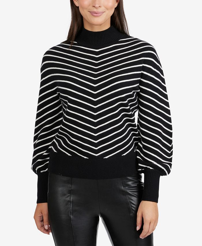 Laundry by Shelli Segal Women's Chevron Stripe Sweater Macy's
