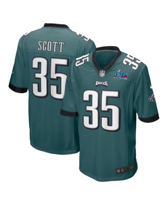 Men's Nike Boston Scott Midnight Green Philadelphia Eagles Game Jersey Size: Small