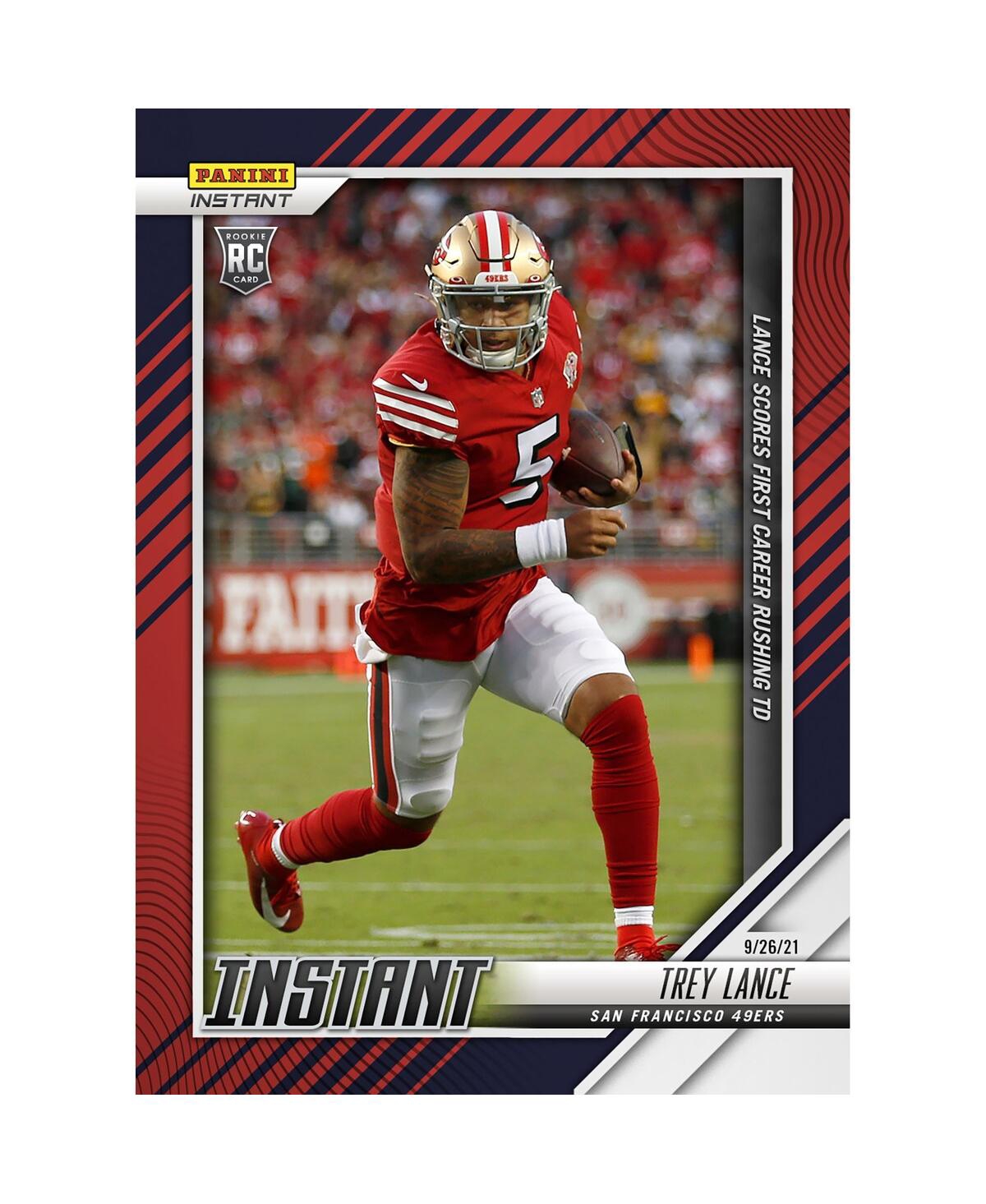 Shop Panini America Trey Lance San Francisco 49ers Parallel  Instant Nfl Week 3 1st Rushing Touchdown Sing In Multi