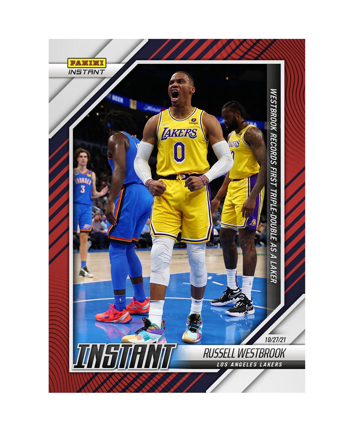 Panini America Russell Westbrook Los Angeles Lakers Parallel  Instant 1st Triple-double As A Laker Si In Multi