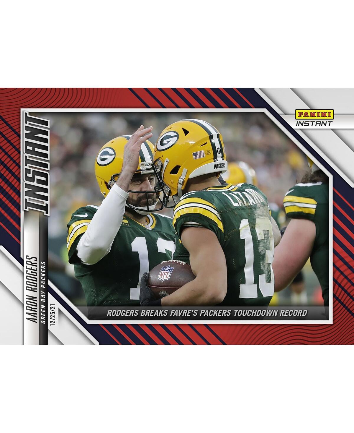 Panini America Aaron Rodgers Green Bay Packers Parallel  Instant Nfl Week 16 Rodgers Breaks Favre's P In Multi