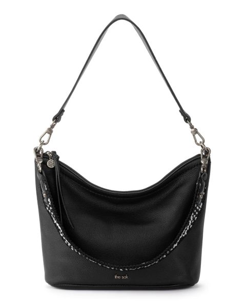 Женская сумка The Sak Jasmine Leather Hobo, цвет: Чёрный