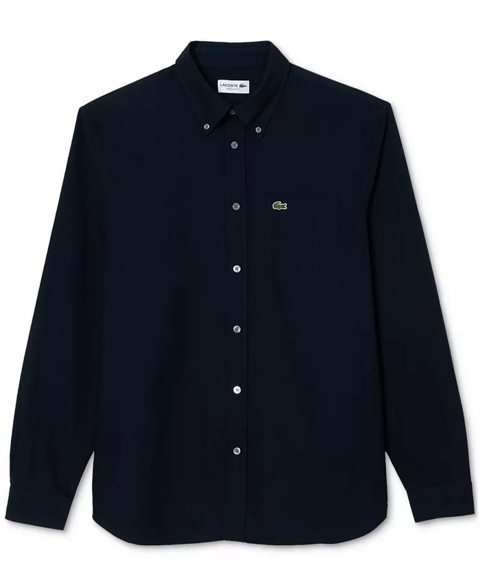 Men's Woven Long Sleeve Button-Down Oxford Shirt - thumbnail 5