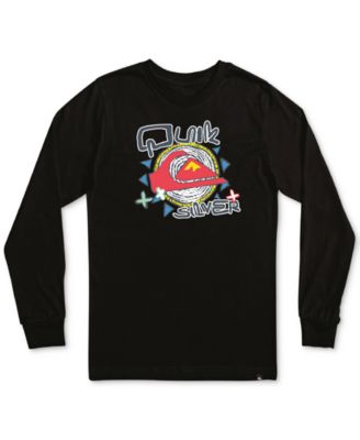 Quiksilver - Toddler & Little Boys Long-Sleeve Cotton Logo Graphic T-shirt