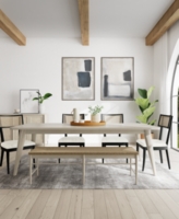 Closeout! Laguna 6pc Dining Set (Table + 4 Cane Back Chairs + Bench)