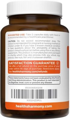 Vitamin C Immune Support Capsules, Health's Harmony, 60ct