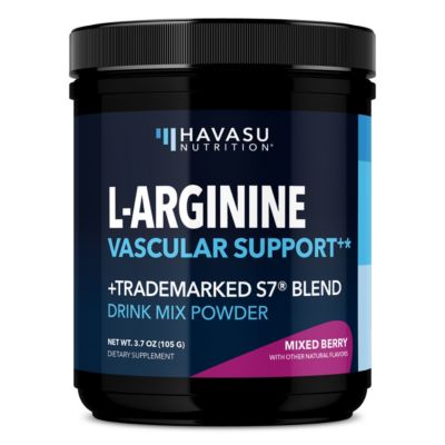 L-Arginine Powder, Berry Flavor, Havasu Nutrition, 3.7oz