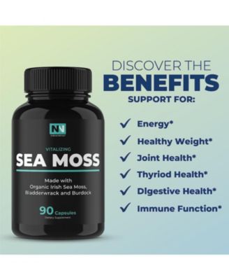 Premium Sea Moss Capsules, Nobi Nutrition, 90ct