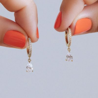 Delicate Huggie Hoops - Elise