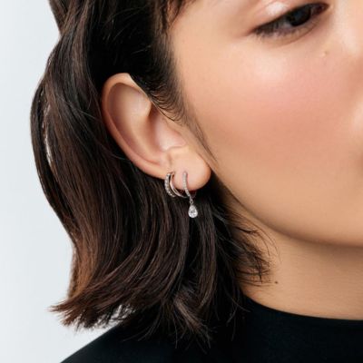 Delicate Huggie Hoops - Elise