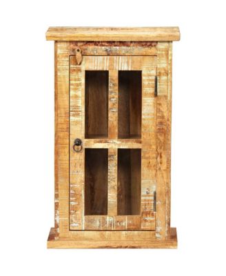 Wall Cabinet Solid Reclaimed Wood 17.3"x8.3"x28.3"