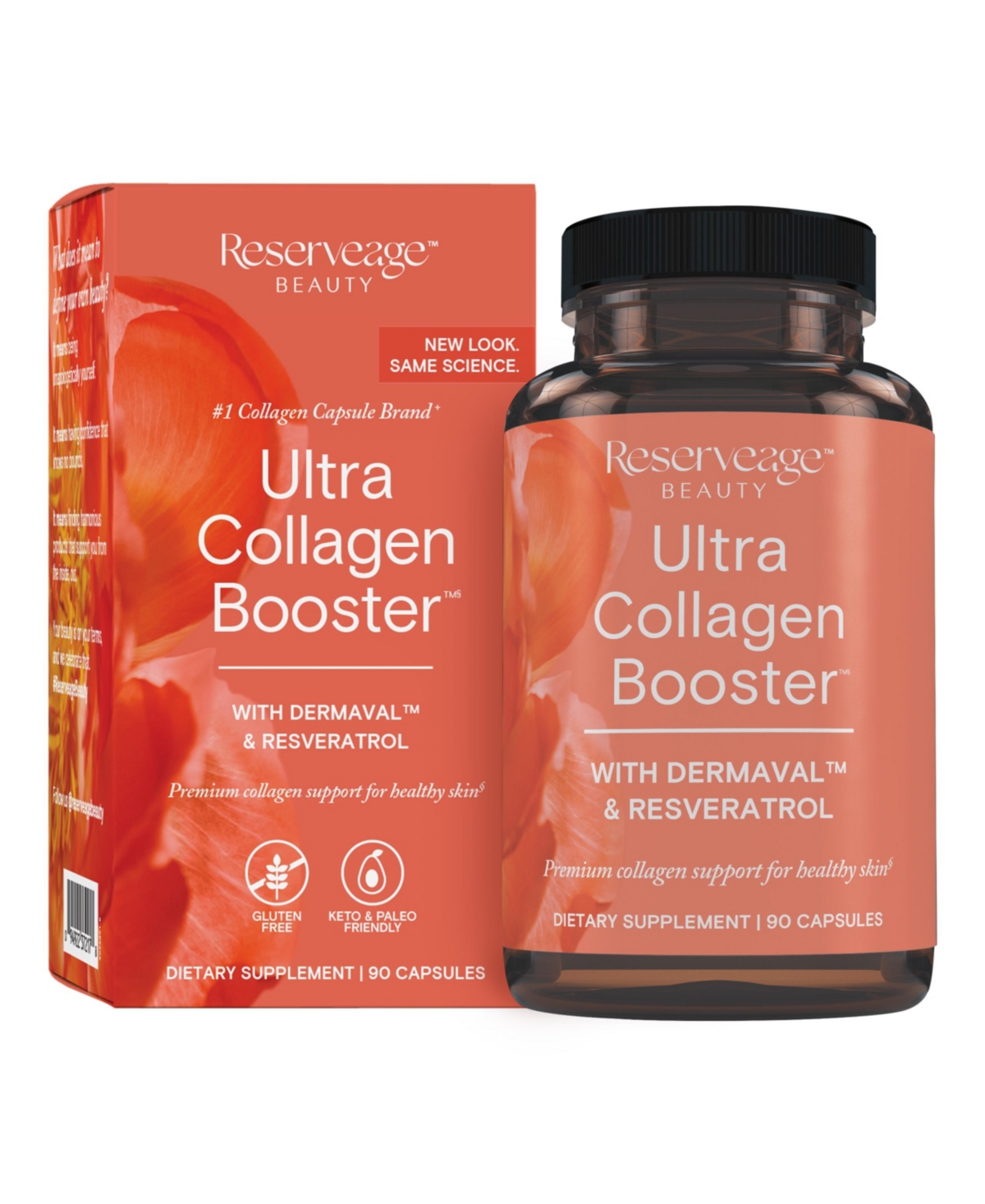 Ultra Collagen Booster, Skin Supplement, Supports Healthy Collagen Production, 90 Capsules