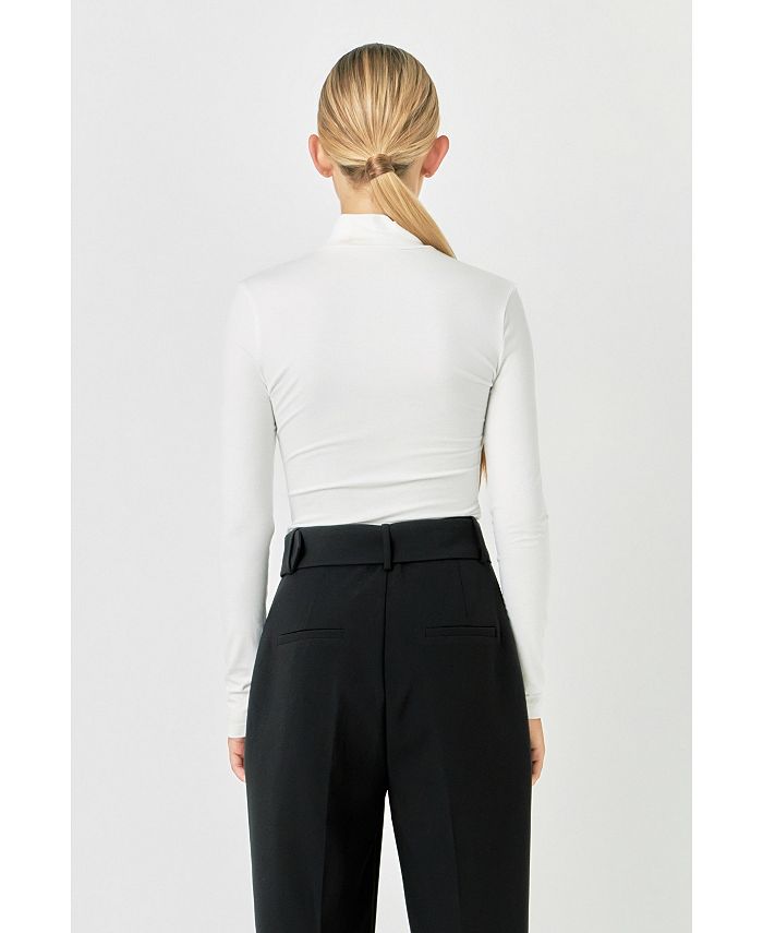 endless rose Women's Mock Neck Top Macy's