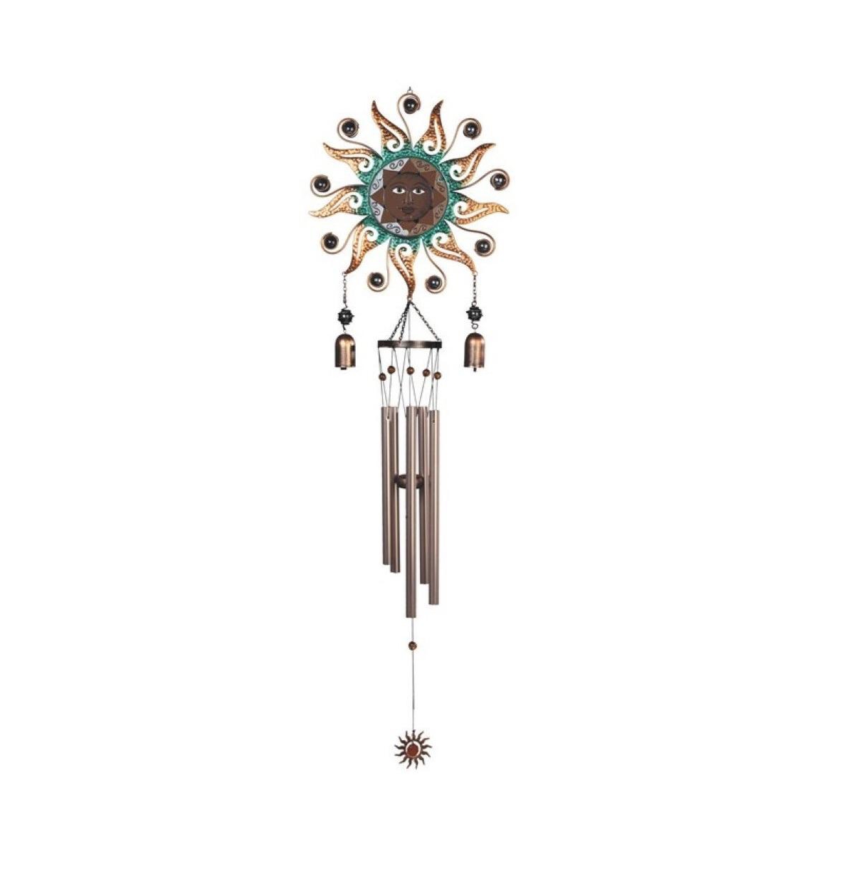 48" Long Sun Gem Wind Chime Celestial Wind Chime - Multi
