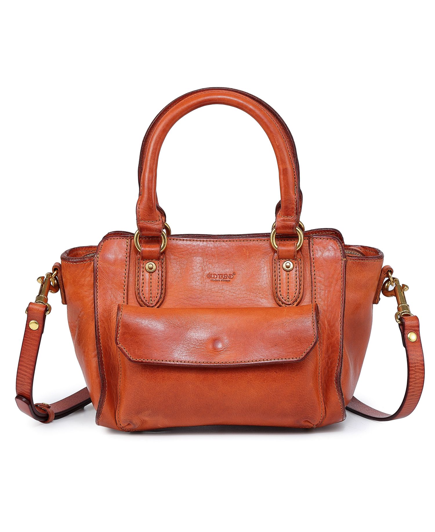 Pansy Small Leather Satchel Bag
