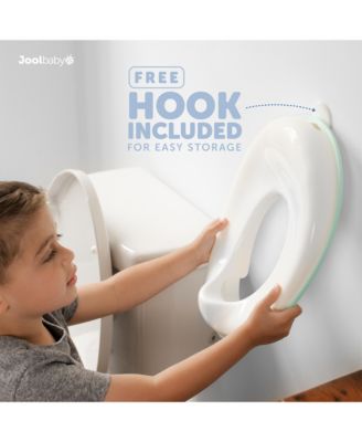Kids Potty Training Seat - Splash Guard, Non-Slip & Free Storage Hook - Unisex