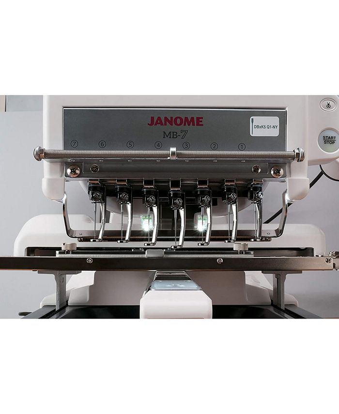 Janome MB7 MultiNeedle Computerized Embroidery Sewing Machine Macy's