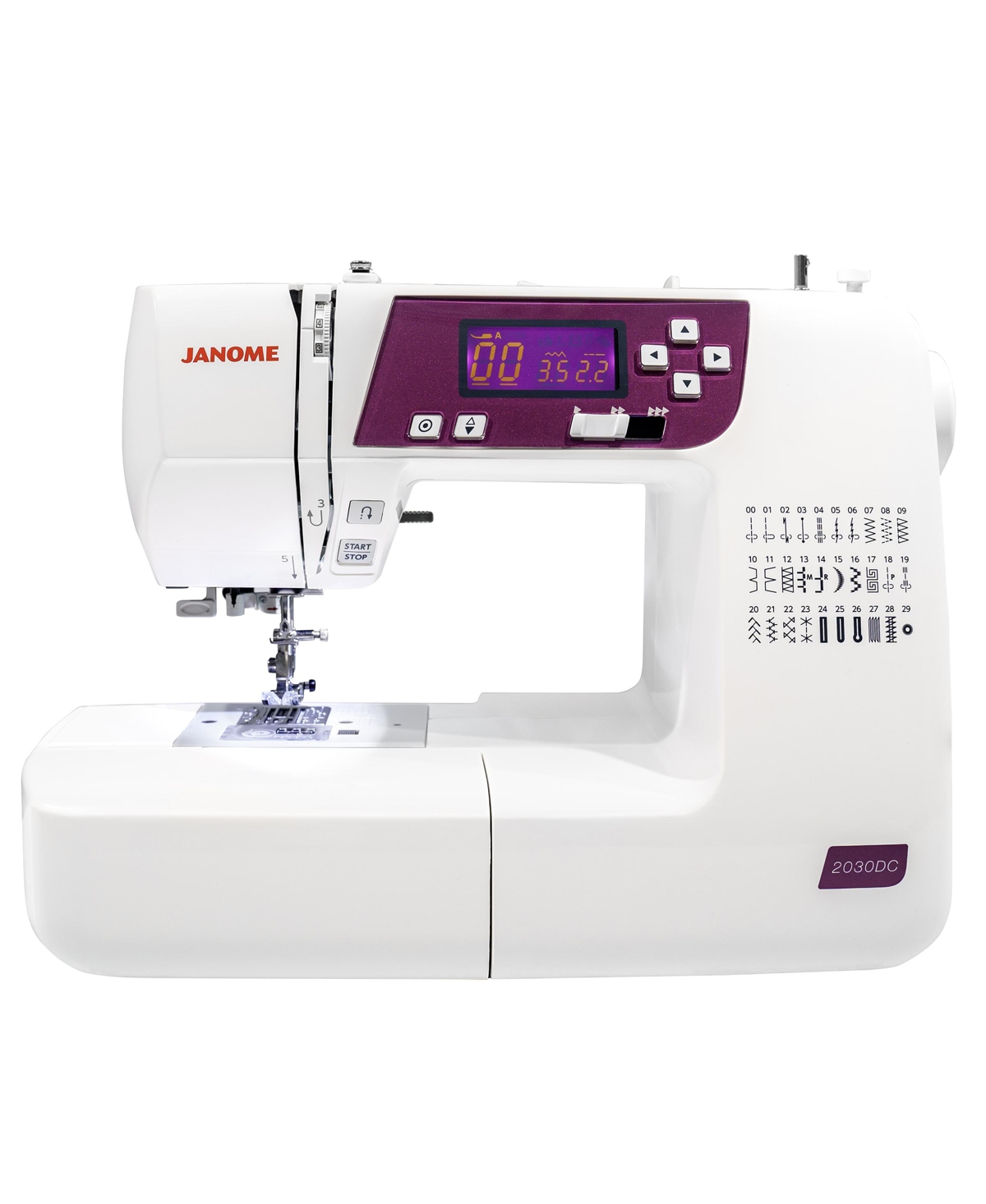 2030DC-g New Home Computerized Sewing Machine - White