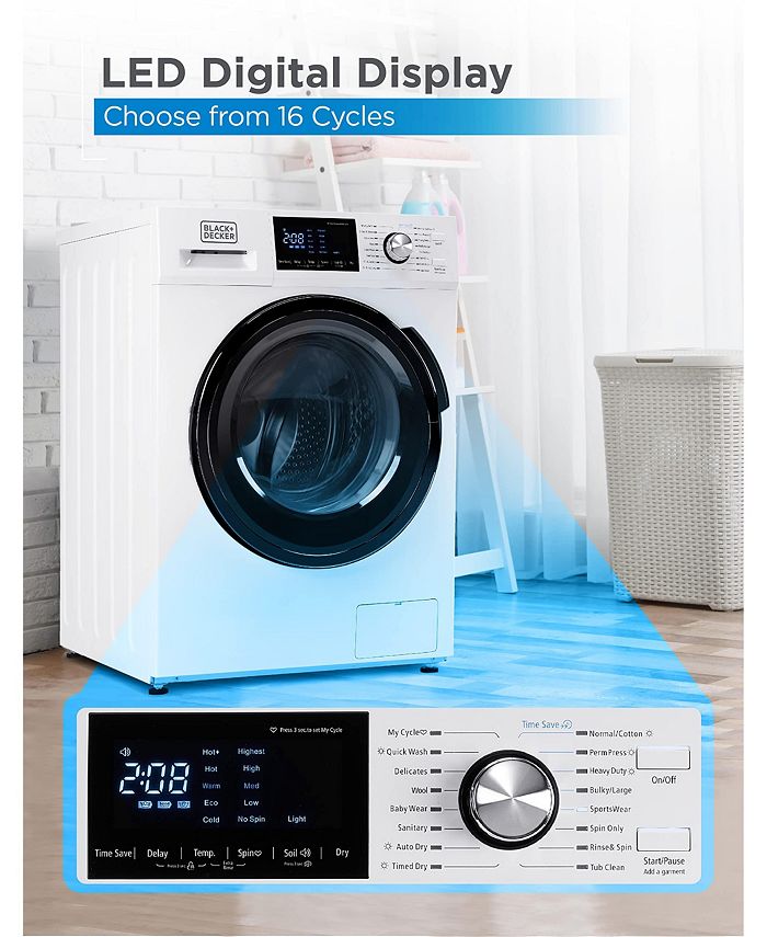 BLACK+DECKER 2.7 Cu. Ft. Washer + Dryer Combo Macy's