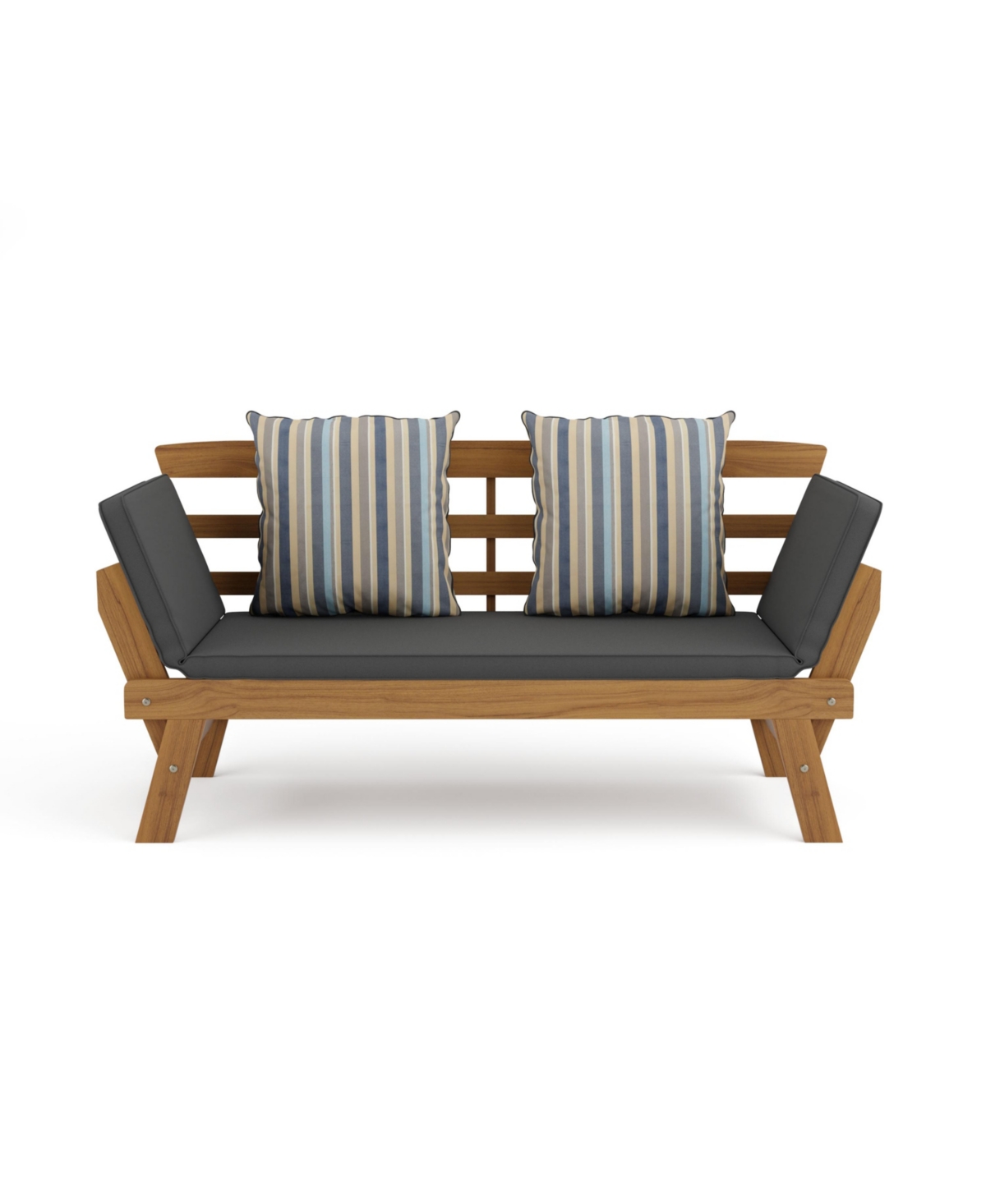 Furniture of America Acacia Convertible Patio Sofa Daybed with Cushions