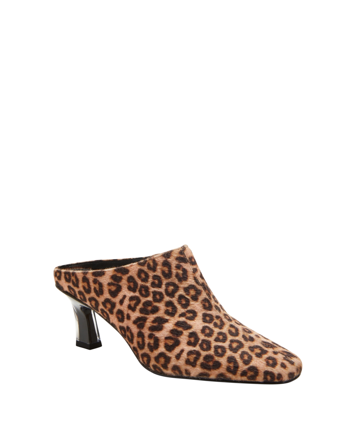 Katy Perry Women's The Zaharrah Square Toe Kitten Heel Mules - Leopard Multi- Polyester, Chinlon
