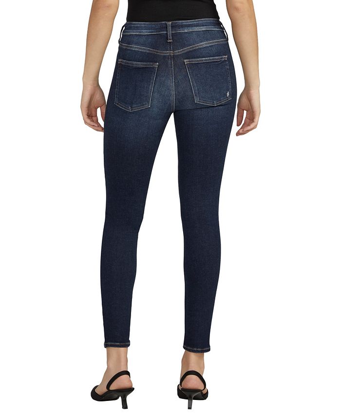 Silver Jeans Co. Women's Infinite Fit Mid Rise Skinny Jeans - Macy's