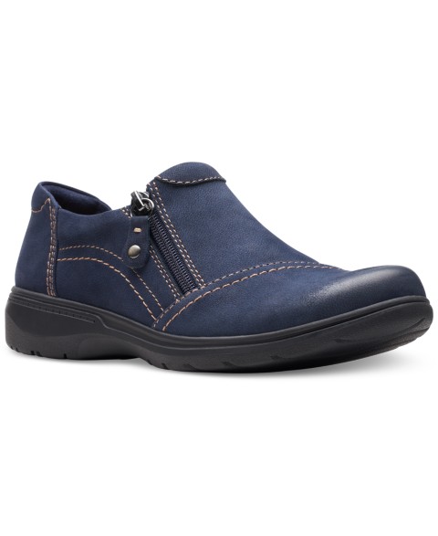 Обувь Clarks Women's Carleigh Ray Round-Toe Side-Zip Shoes