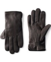 Macys mens leather gloves hot sale