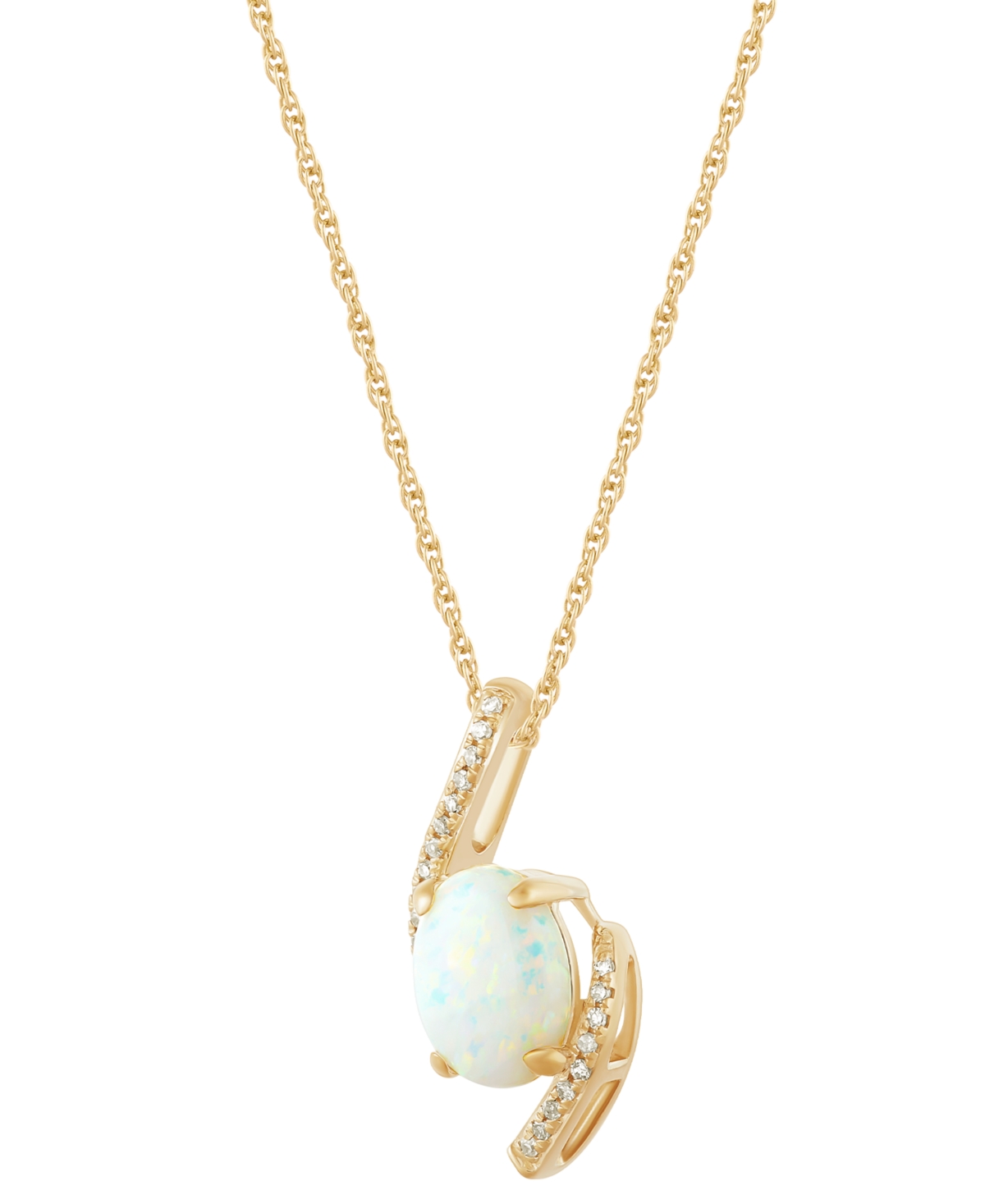 (1 ct. t.w.) & Diamond (1/20 ct. t.w.) Swirl 18