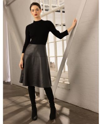 leather bridesmaid dress Leather Lined Racer Back Dress – Berkeley