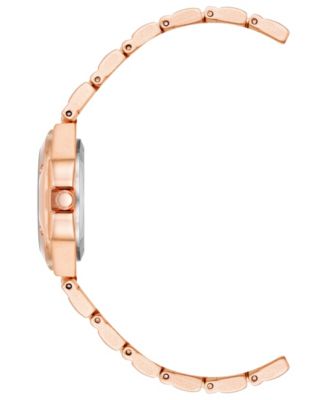 Women's Quartz Rose Gold-Tone Alloy Bracelet Watch, 29mm