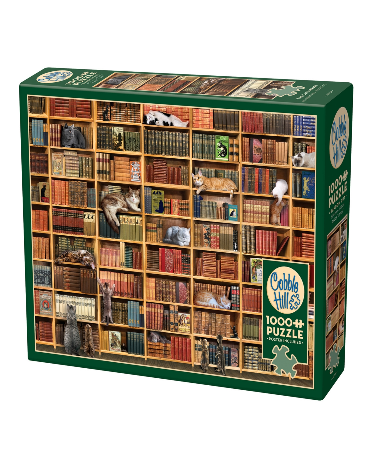 Cobble Hill Kids' - The Cat Library Puzzle In Multi