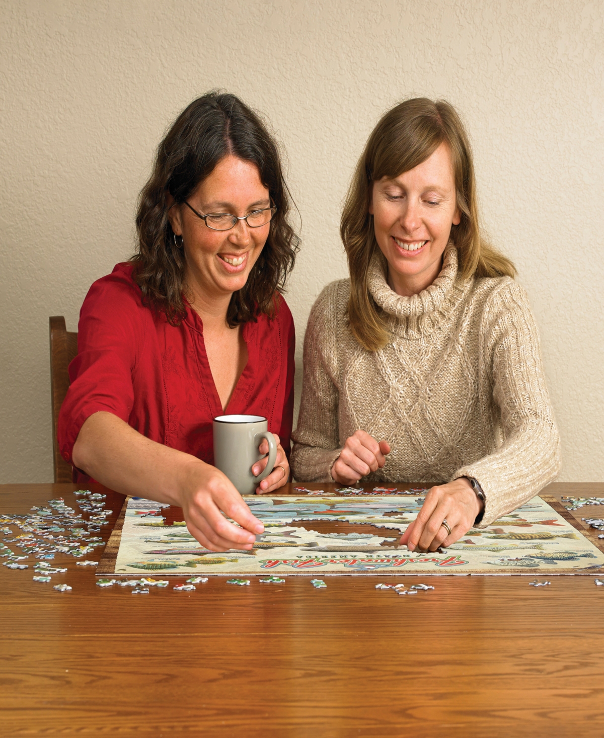 Cobble Hill - Freshwater Fish Of North America Puzzle In Multi