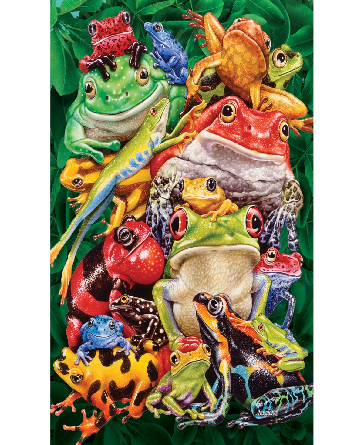 Shop Cobble Hill - Frog Business Puzzle In Multi
