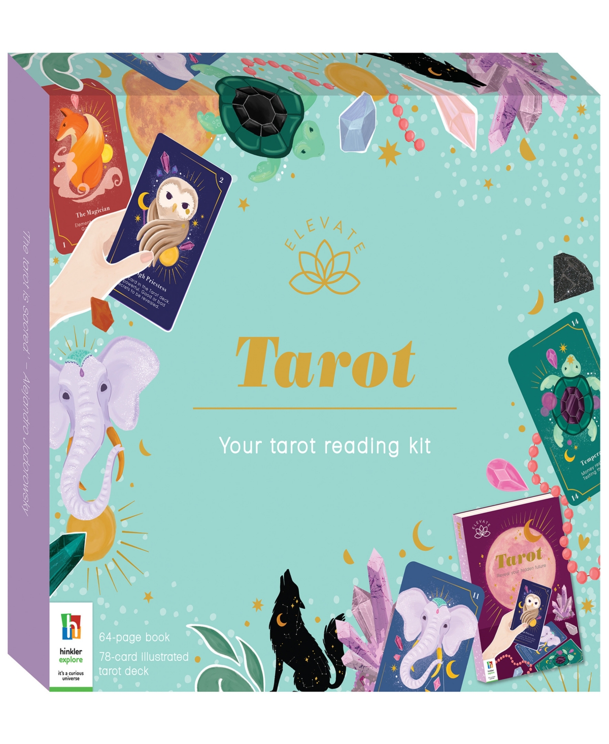 Elevate Kids' - Arcana And Readings Tarot Kit In Multi