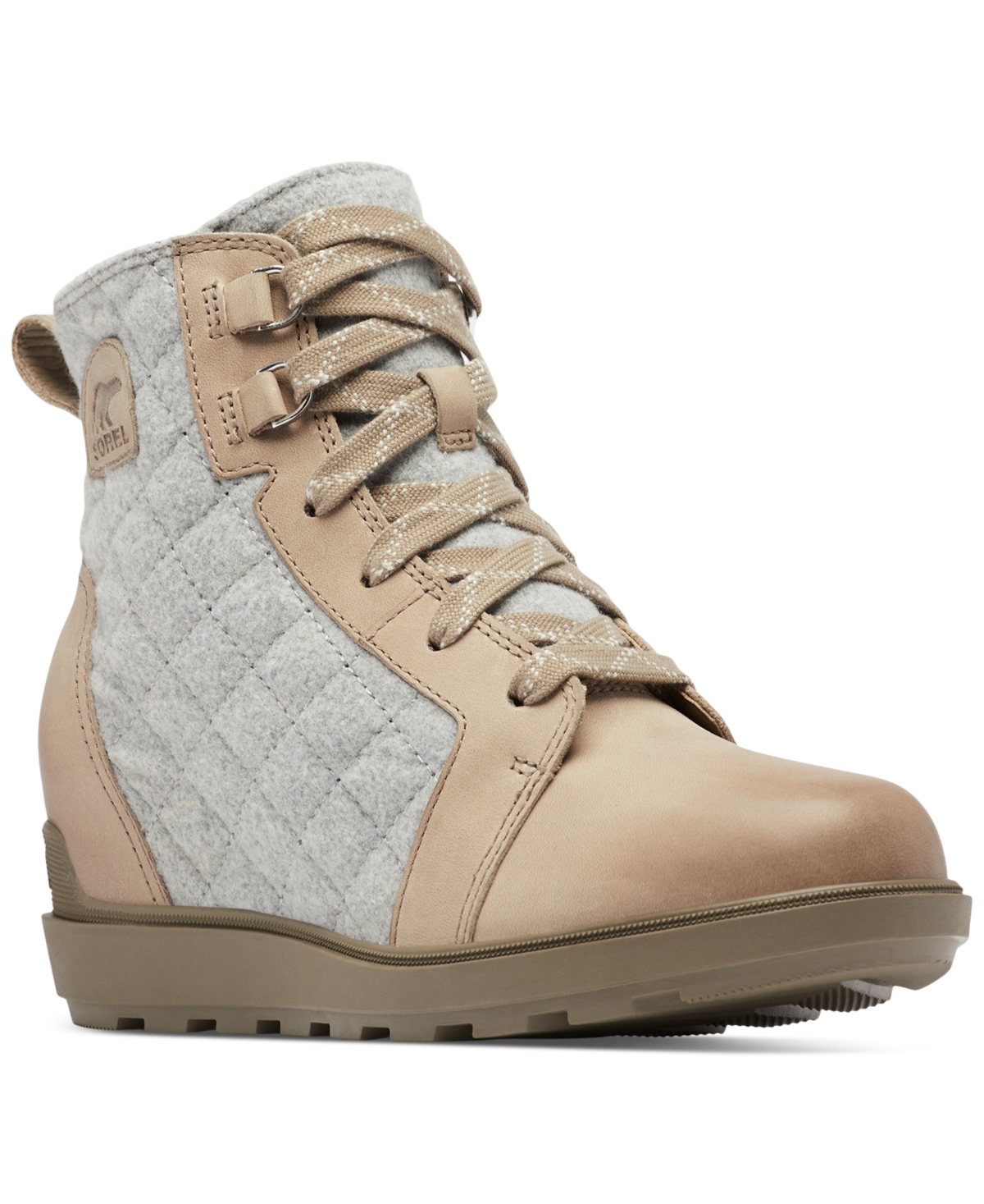 Sorel Evie Ii Nw Lace Nl5024-264 Boots Womens 5 Omega Taupe Suede Bootie Gbnc337 In Black