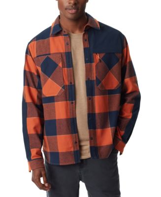 BASS OUTDOOR Men's Utility Brushed Twill Shacket - Macy's