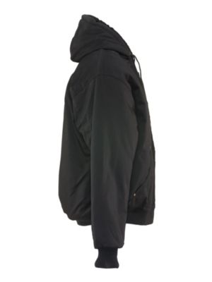 Big & Tall ComfortGuard Service Jacket - Insulated Denim Hooded Work Jacket for Cold Weather