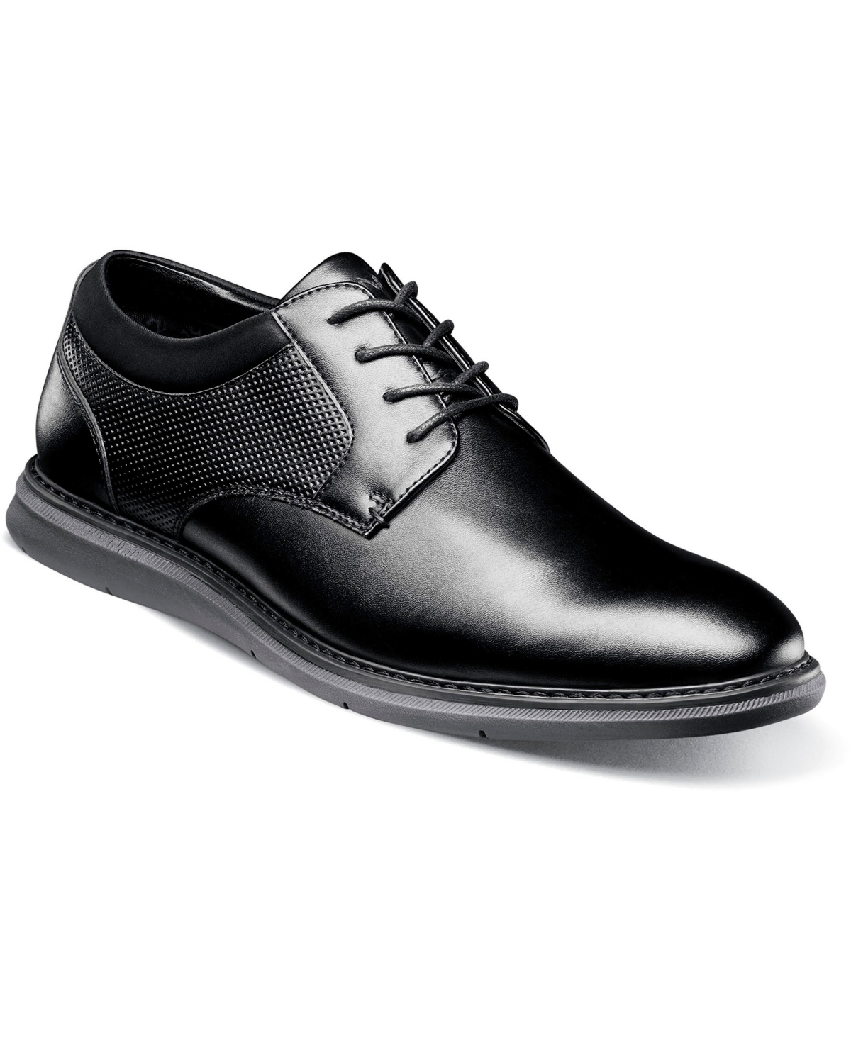 Nunn Bush Men's Chase Plain Toe Oxford Shoes In Black