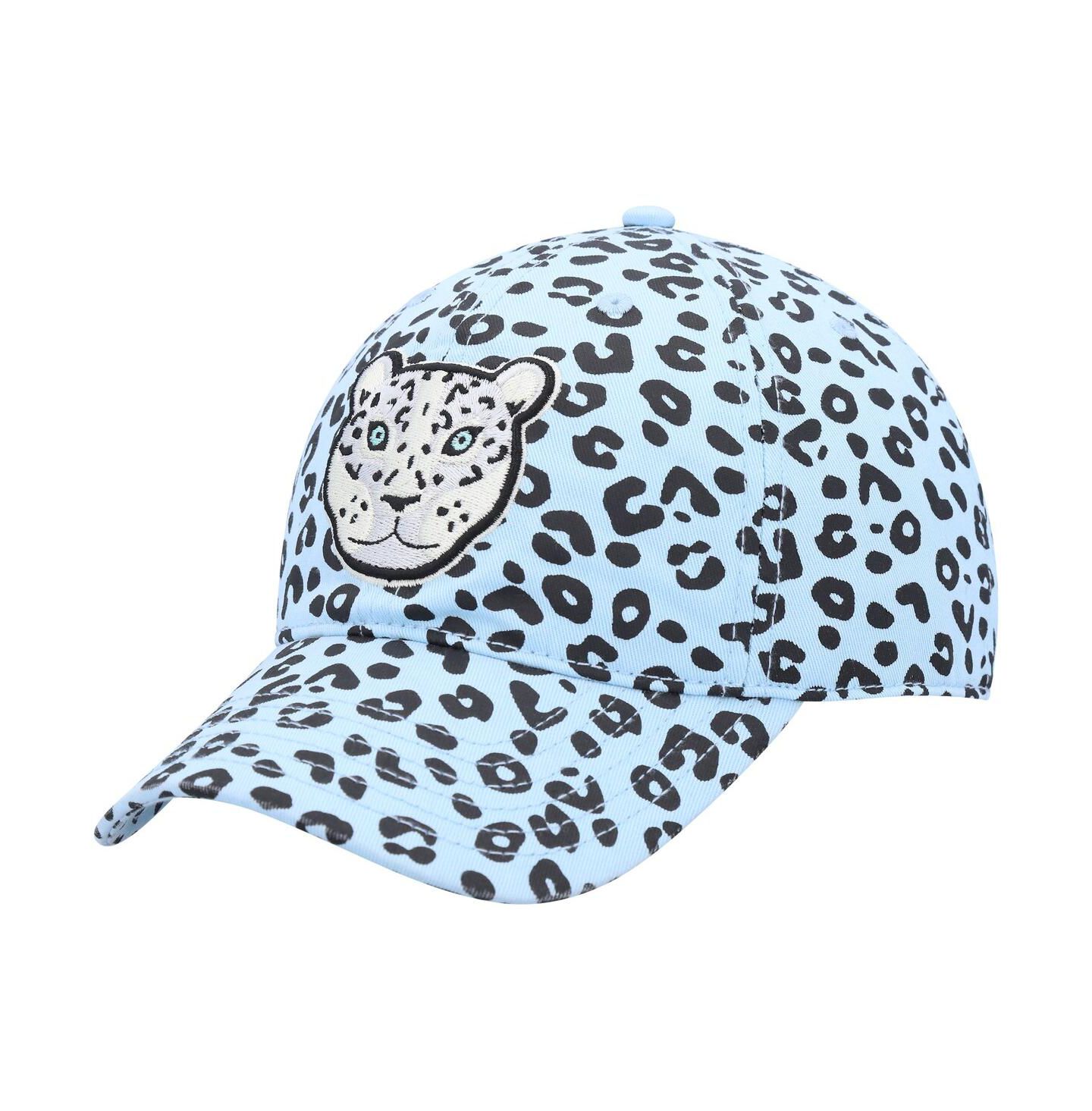 Мужская кепка Explore Light Blue Snow Leopard Dad Adjustable Hat — фото 1