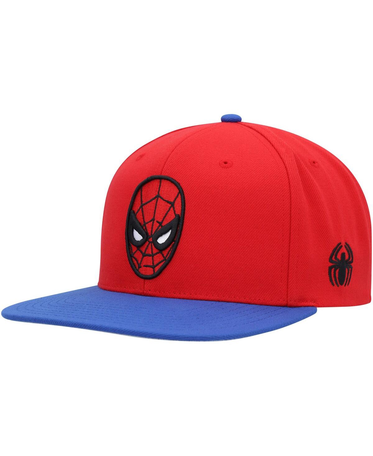 Men's Marvel Red, Royal Spider-Man Snapback Hat - Red, Royal