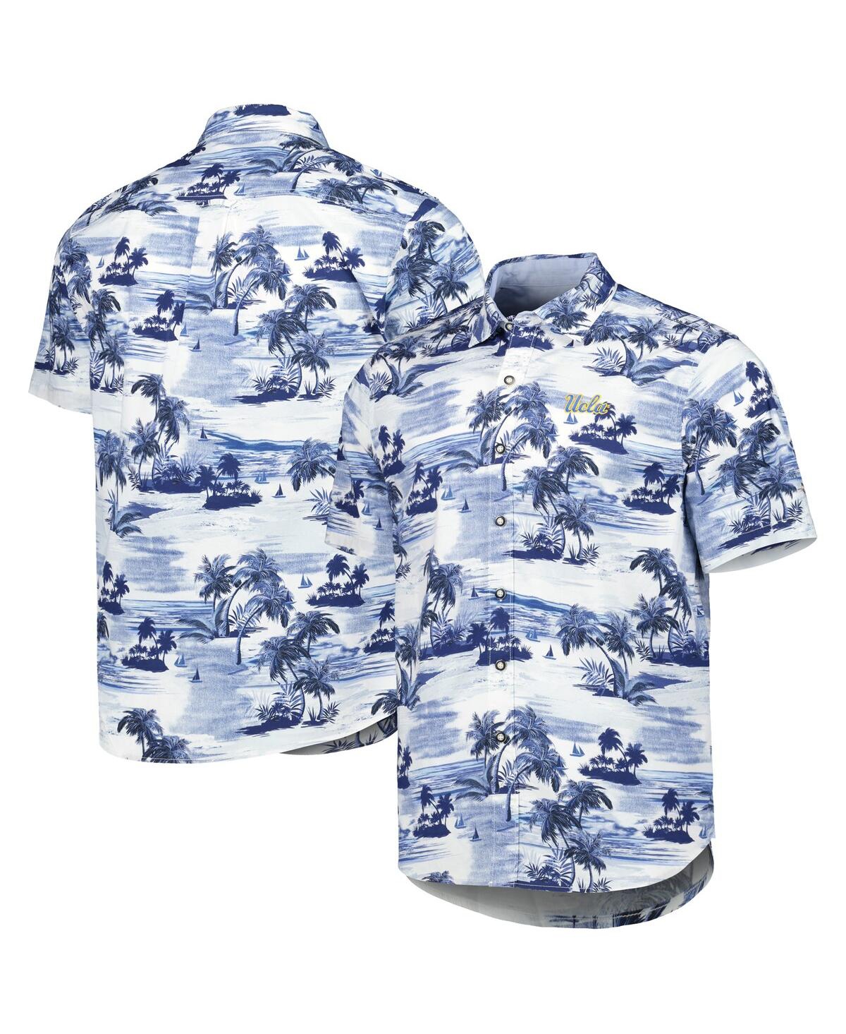 TOMMY BAHAMA MEN'S TOMMY BAHAMA BLUE UCLA BRUINS TROPICAL HORIZONS BUTTON-UP SHIRT