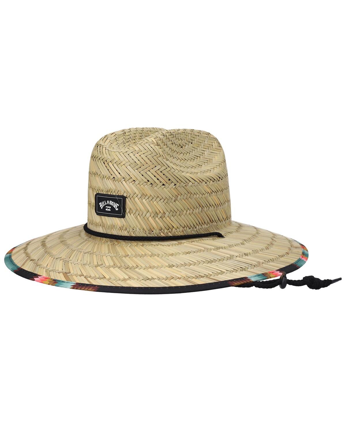 Shop Billabong Men's  Natural Tides Print Beach Straw Hat