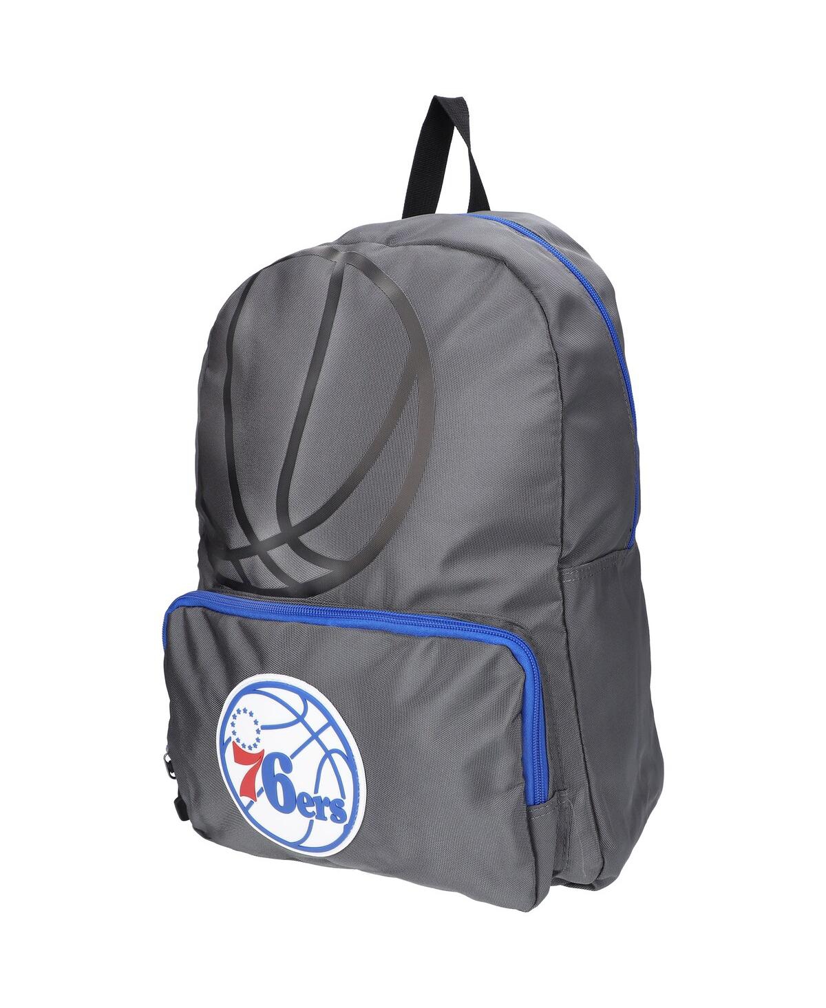Men's and Women's Fisll Gray Philadelphia 76ers Backpack - Gray
