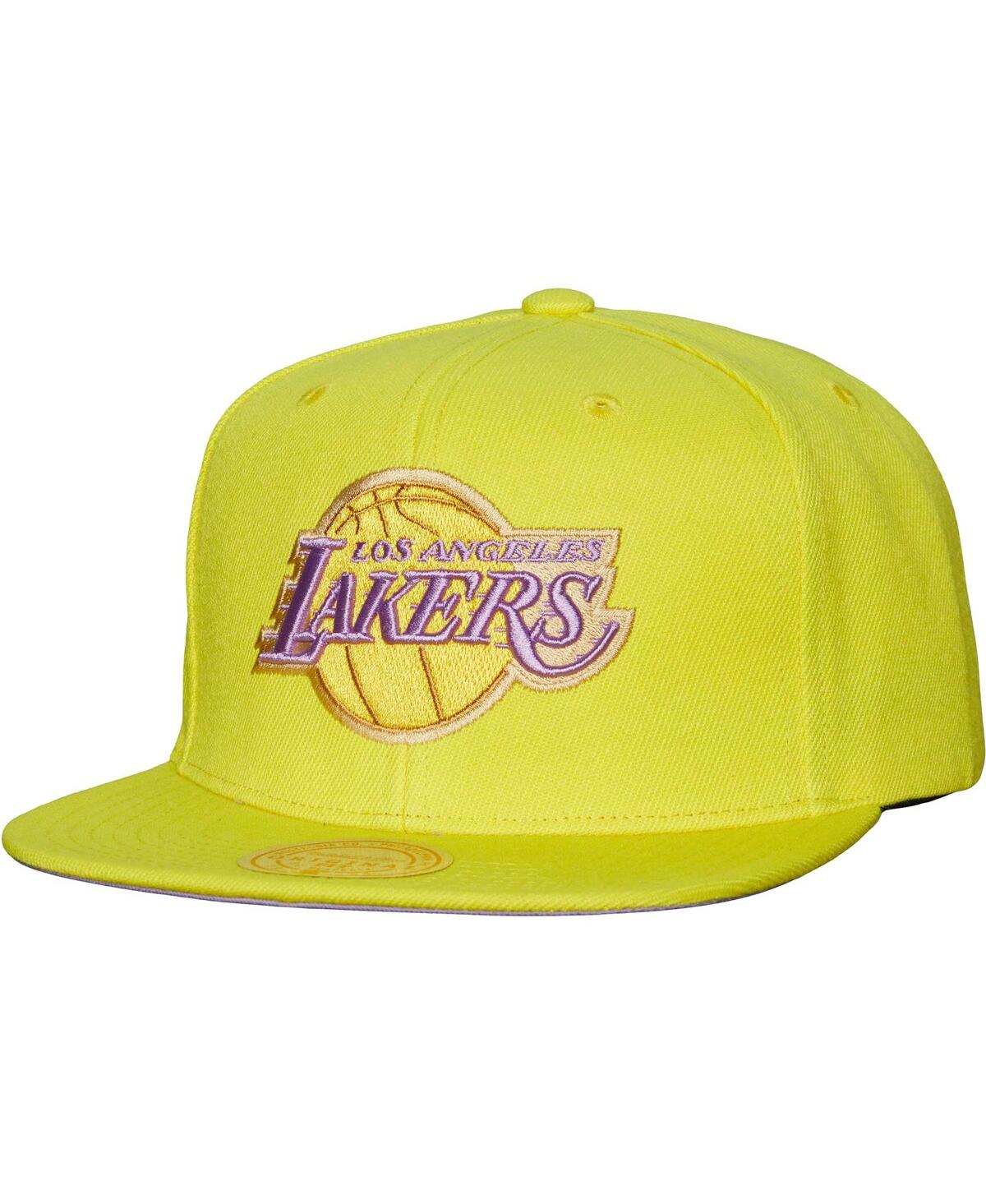 Shop Mitchell & Ness Men's  Gold Los Angeles Lakers Hardwood Classics Soul Pastel Snapback Hat