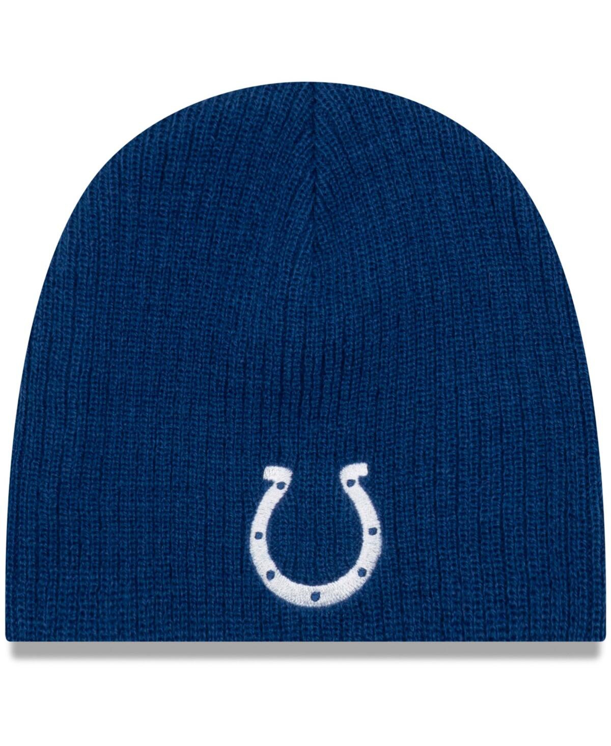 New Era Babies' Infant Boys And Girls  Royal Indianapolis Colts Mini Fan Beanie