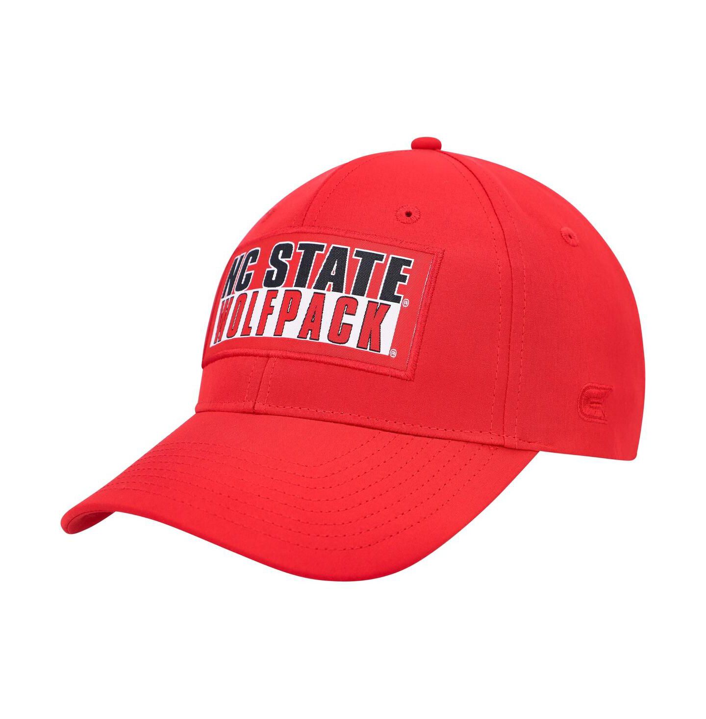 Мужская кепка Colosseum Red NC State Wolfpack Positraction Snapback Hat — фото 1
