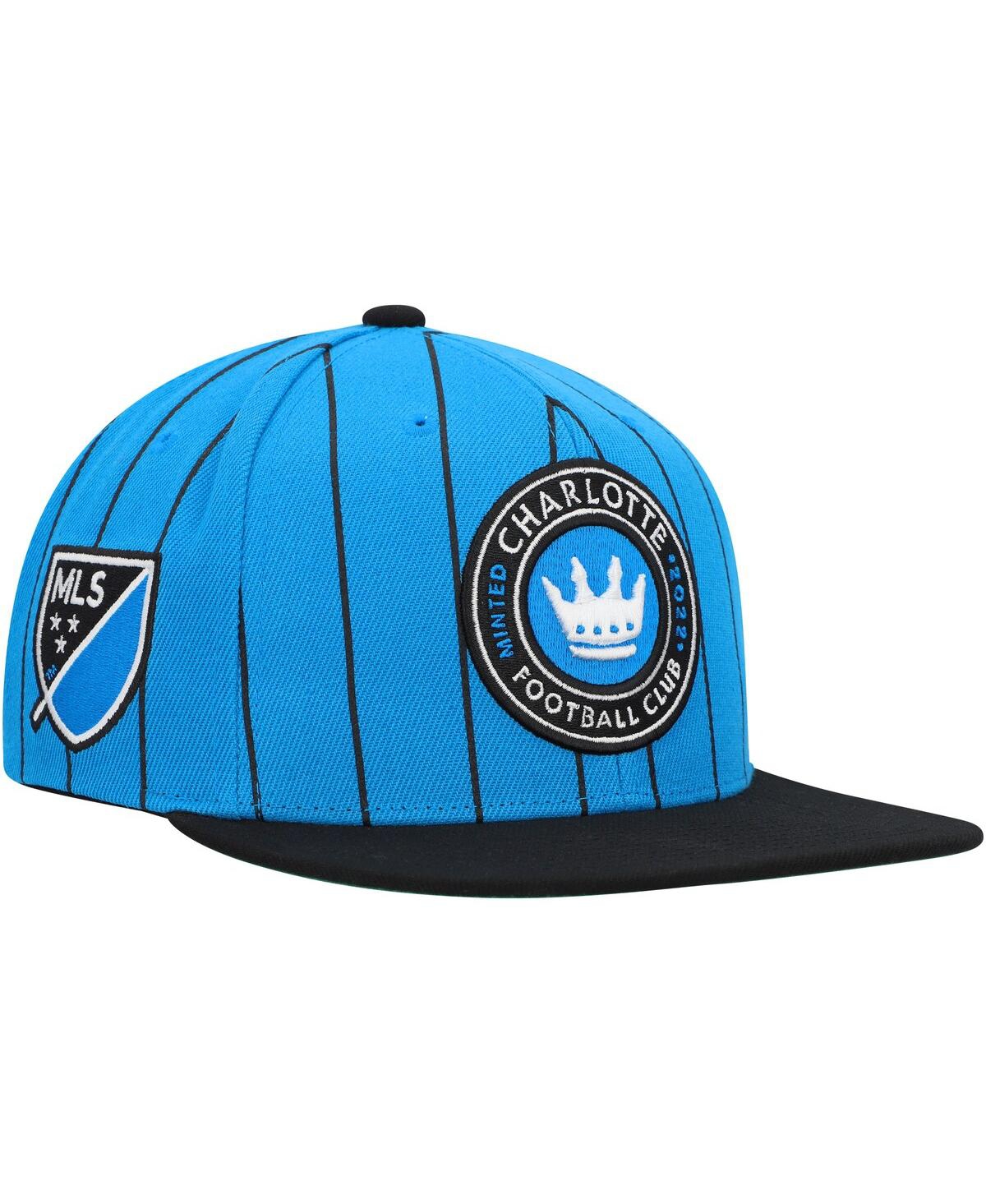 Mitchell & Ness Men's  Light Blue Charlotte Fc Team Pin Snapback Hat